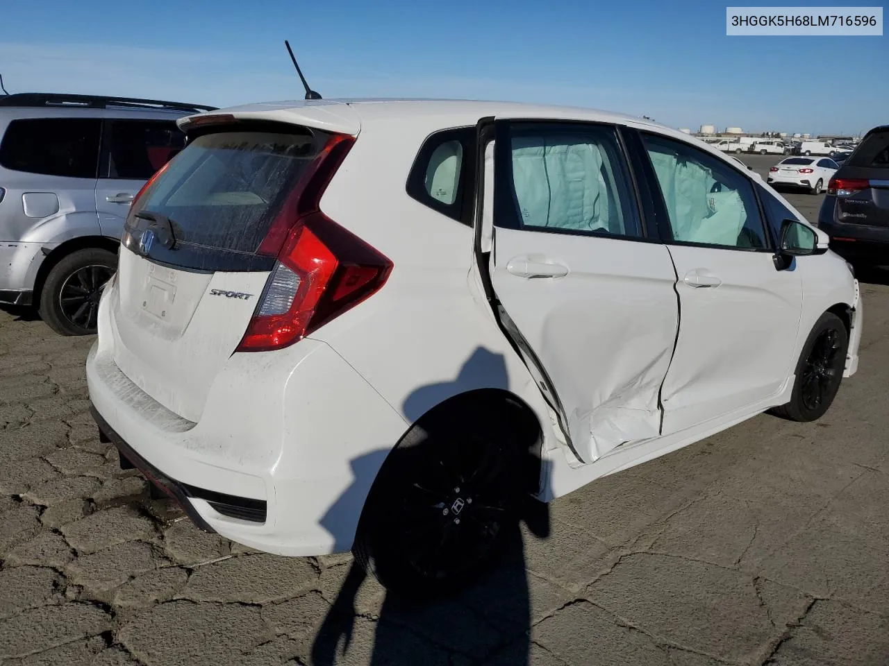 3HGGK5H68LM716596 2020 Honda Fit Sport