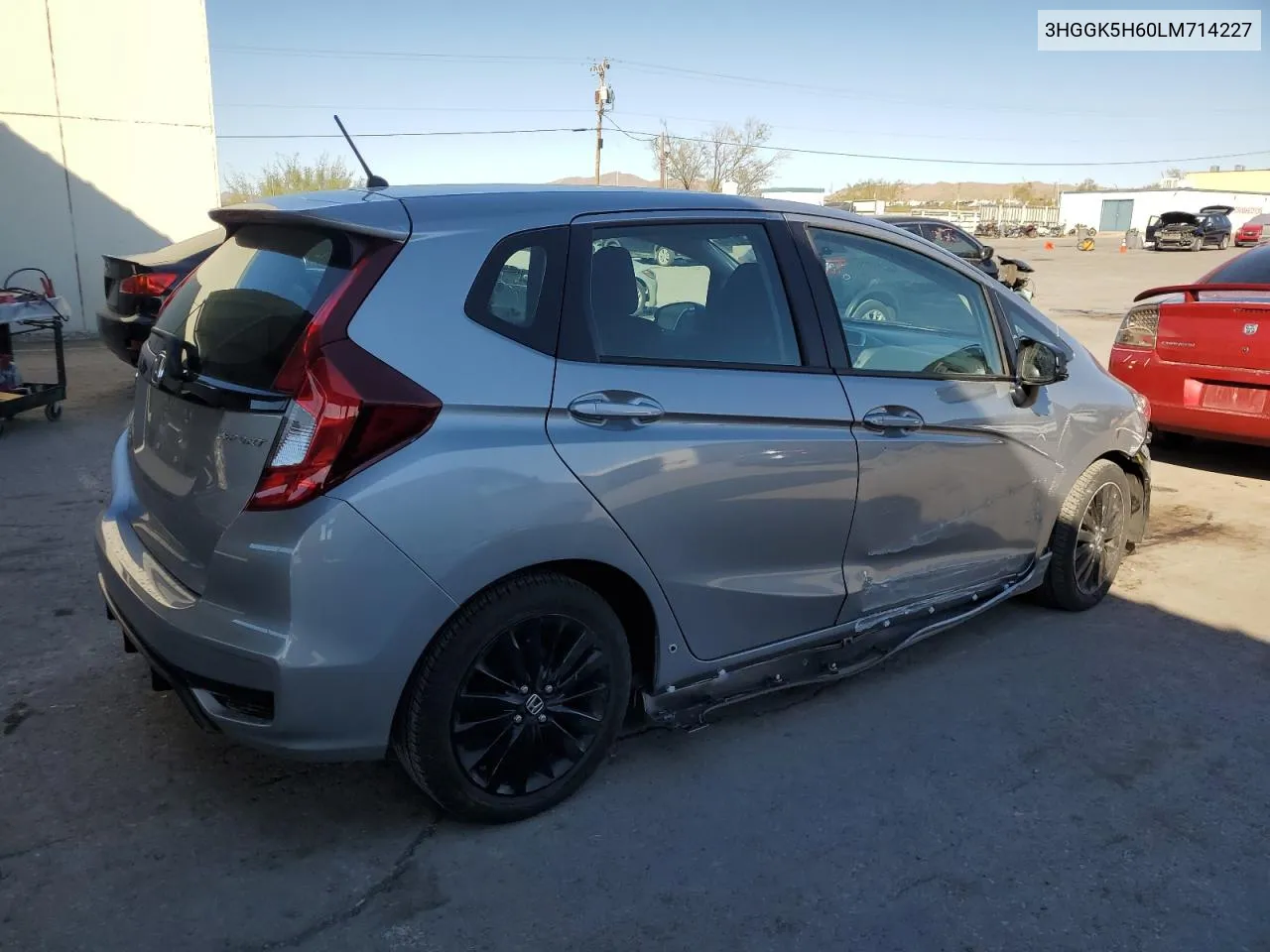 2020 Honda Fit Sport VIN: 3HGGK5H60LM714227 Lot: 77692174