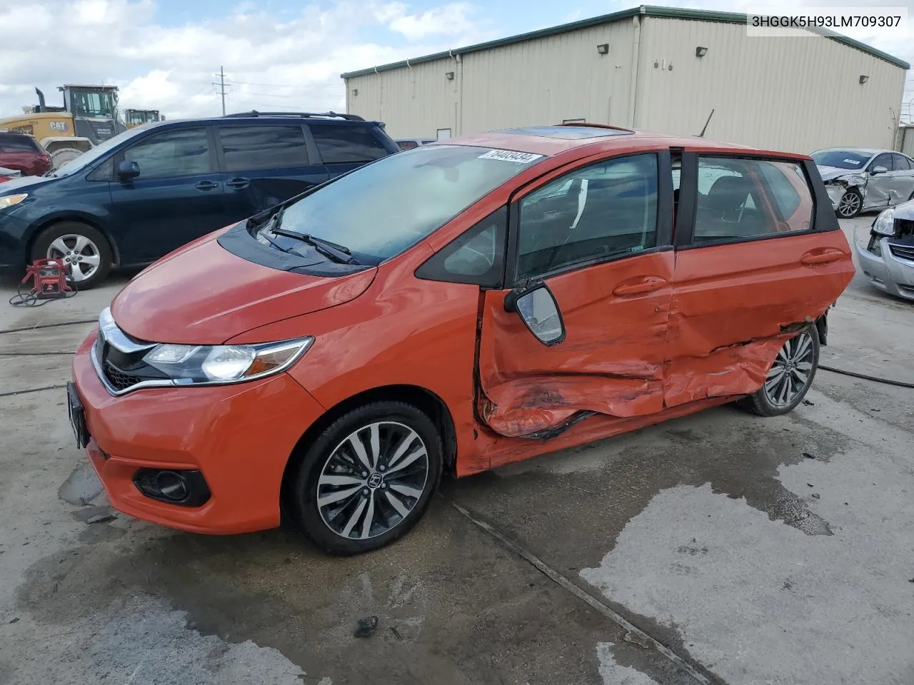 2020 Honda Fit Exl VIN: 3HGGK5H93LM709307 Lot: 78403434