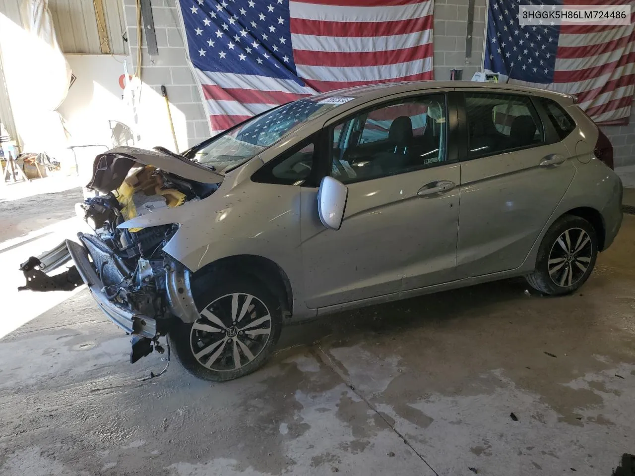 2020 Honda Fit Ex VIN: 3HGGK5H86LM724486 Lot: 78532934