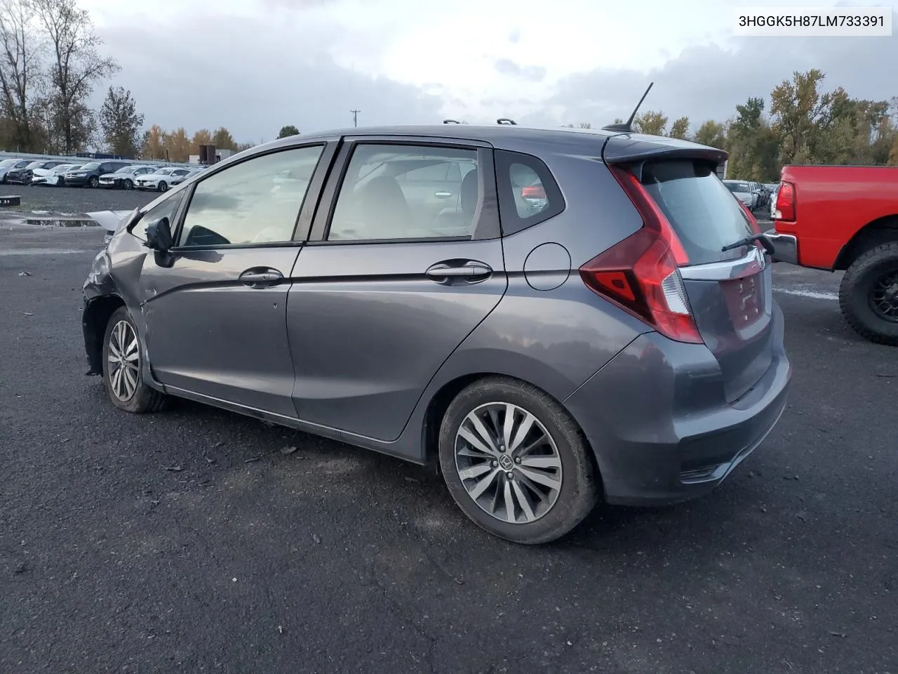 2020 Honda Fit Ex VIN: 3HGGK5H87LM733391 Lot: 78693674