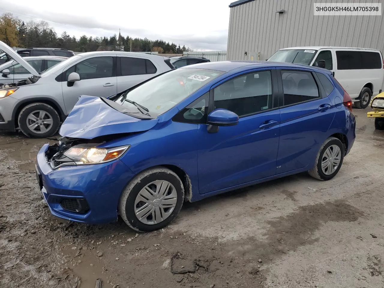 2020 Honda Fit Lx VIN: 3HGGK5H46LM705398 Lot: 79467394