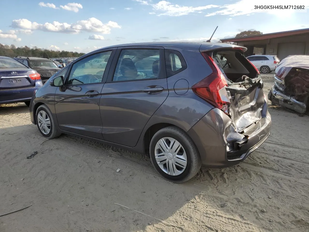 2020 Honda Fit Lx VIN: 3HGGK5H45LM712682 Lot: 79543084