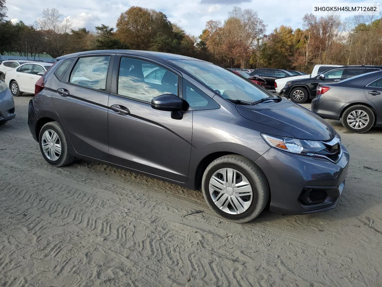 2020 Honda Fit Lx VIN: 3HGGK5H45LM712682 Lot: 79543084