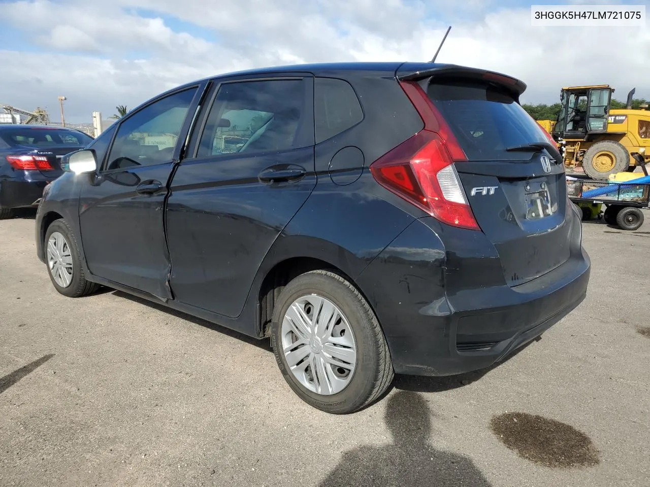 2020 Honda Fit Lx VIN: 3HGGK5H47LM721075 Lot: 79779674