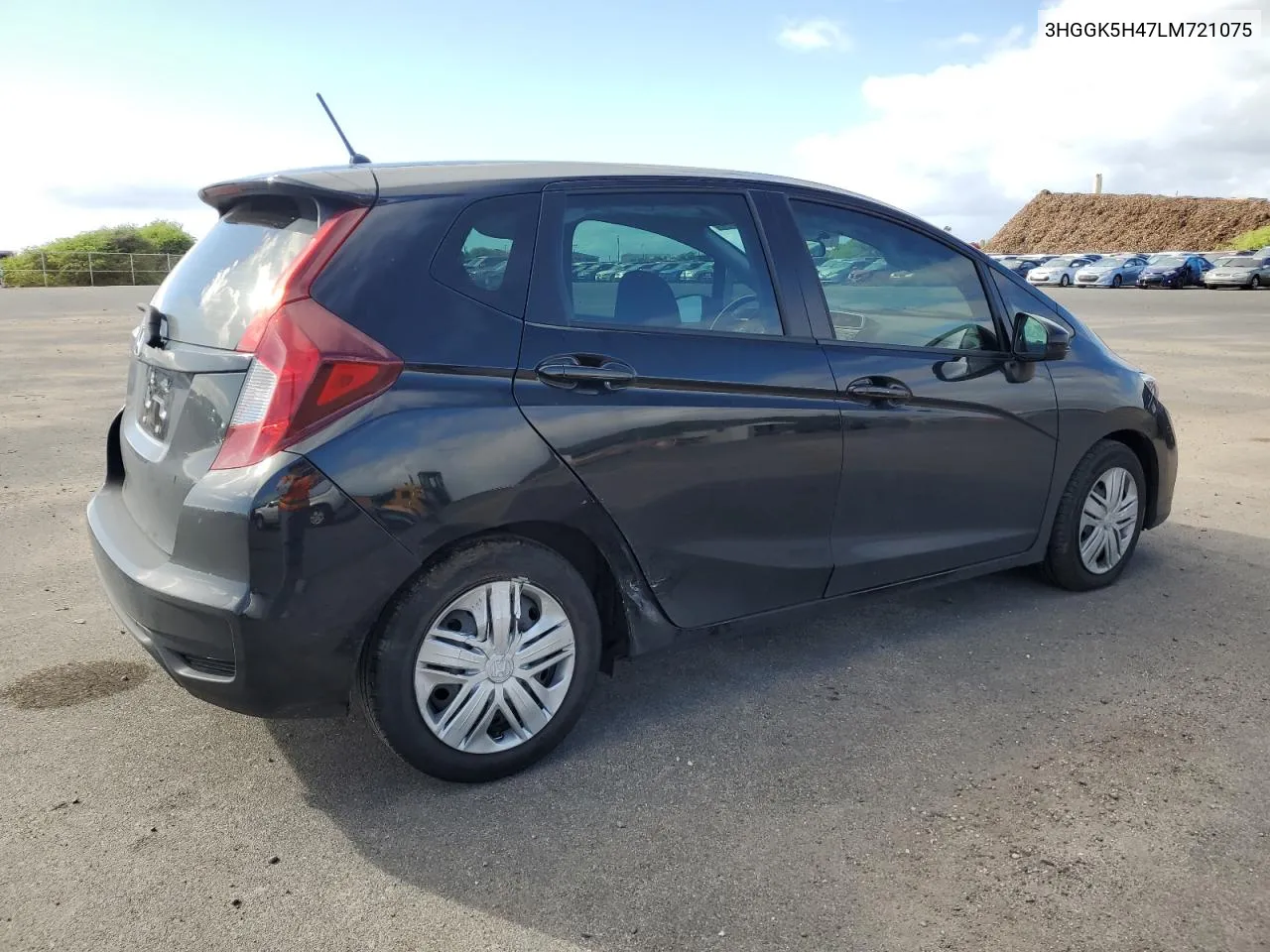 2020 Honda Fit Lx VIN: 3HGGK5H47LM721075 Lot: 79779674