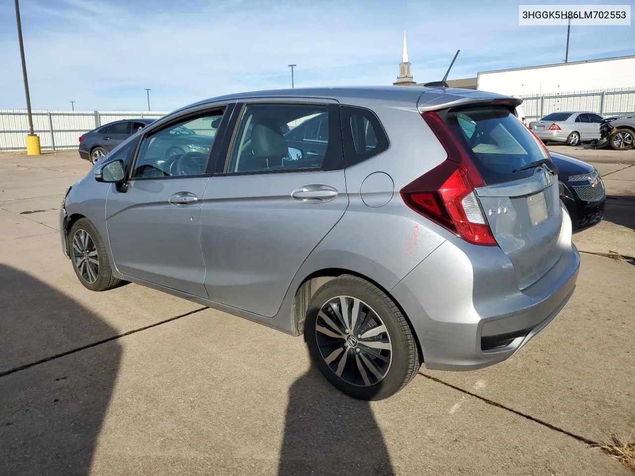 2020 Honda Fit Ex VIN: 3HGGK5H86LM702553 Lot: 79917744