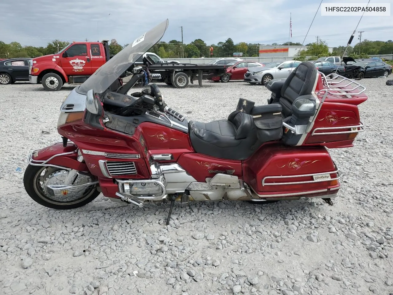 1993 Honda Gl1500 A VIN: 1HFSC2202PA504858 Lot: 76308074