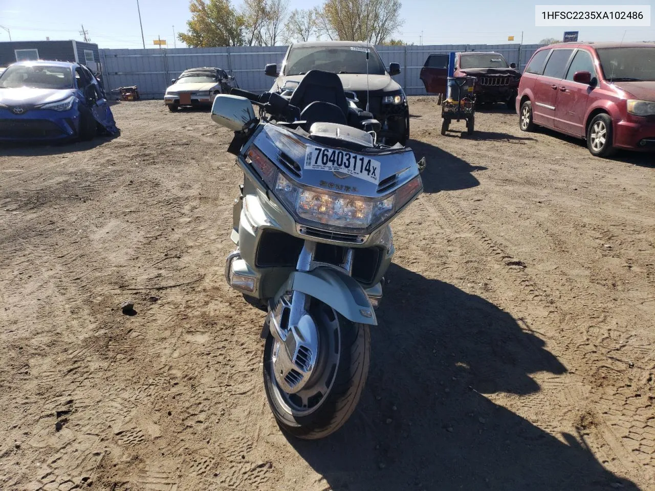 1999 Honda Gl1500 Se12 VIN: 1HFSC2235XA102486 Lot: 76403114