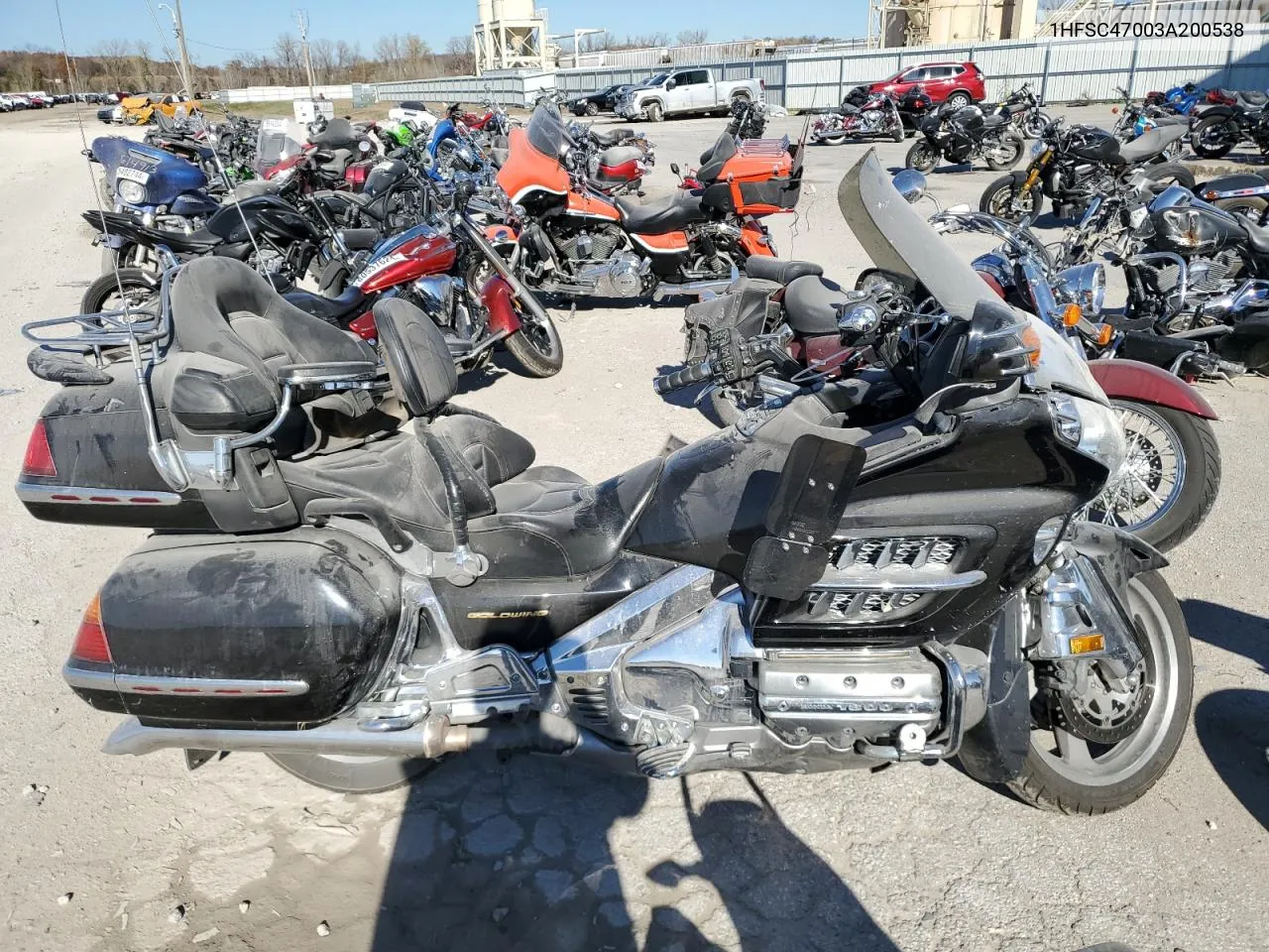 2003 Honda Gl1800 VIN: 1HFSC47003A200538 Lot: 80073784