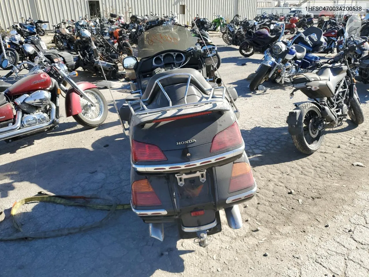 2003 Honda Gl1800 VIN: 1HFSC47003A200538 Lot: 80073784