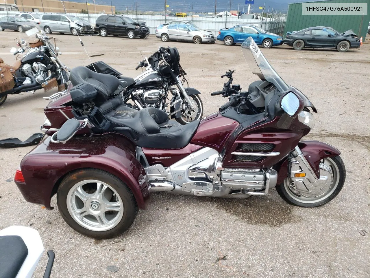 2006 Honda Gl1800 VIN: 1HFSC47G76A500921 Lot: 68933184