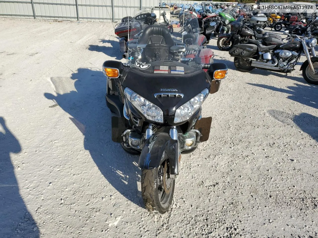 2006 Honda Gl1800 VIN: 1HFSC47M86A513974 Lot: 76967324