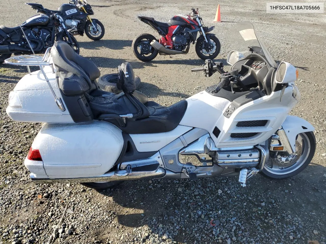 2008 Honda Gl1800 VIN: 1HFSC47L18A705666 Lot: 76954634