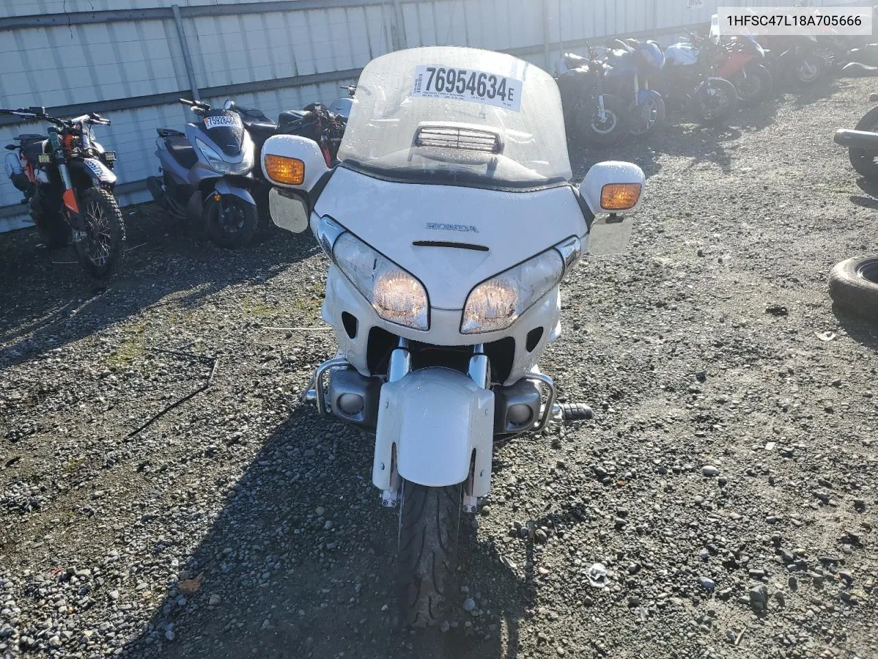 2008 Honda Gl1800 VIN: 1HFSC47L18A705666 Lot: 76954634