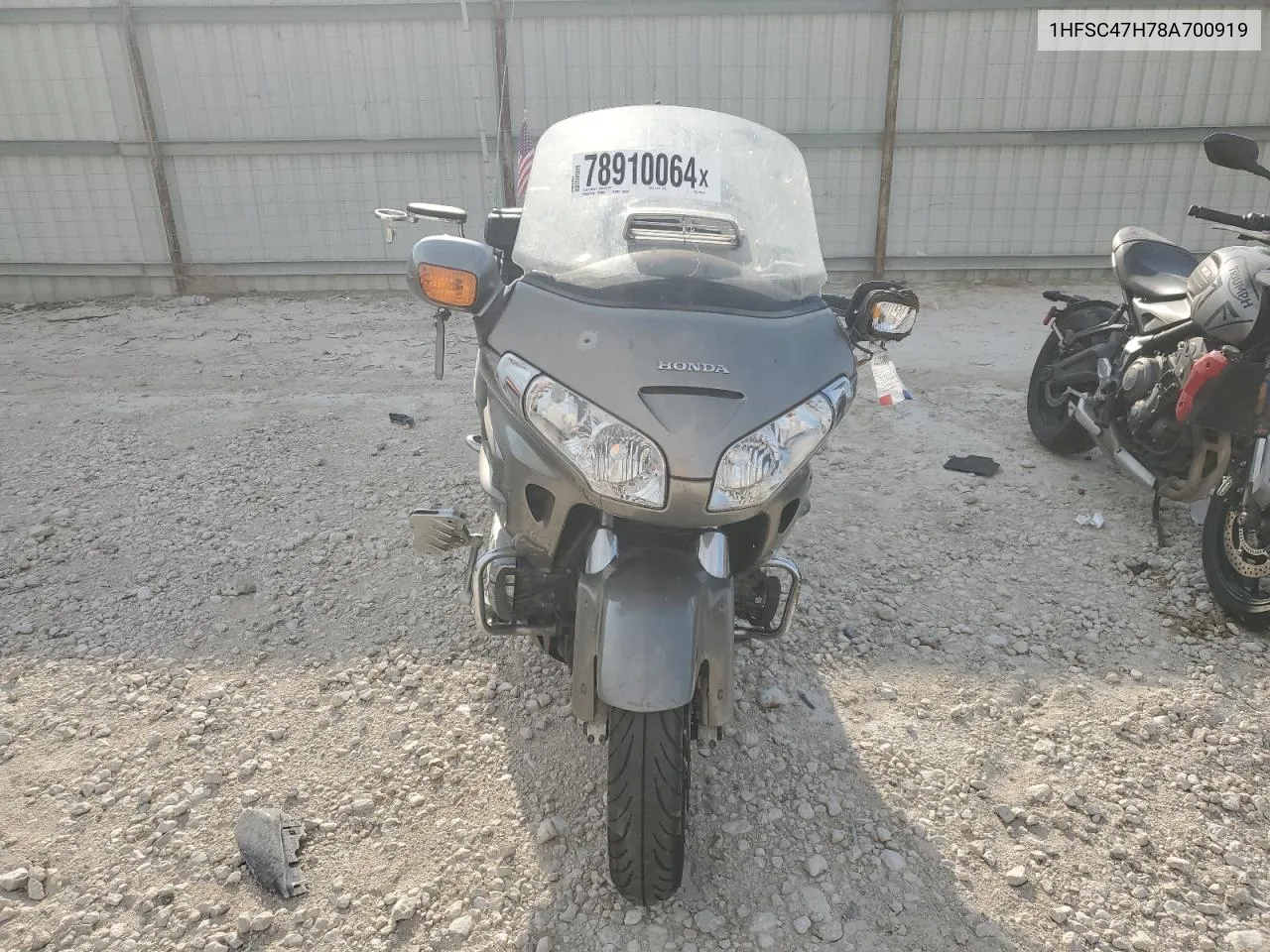 2008 Honda Gl1800 VIN: 1HFSC47H78A700919 Lot: 78910064