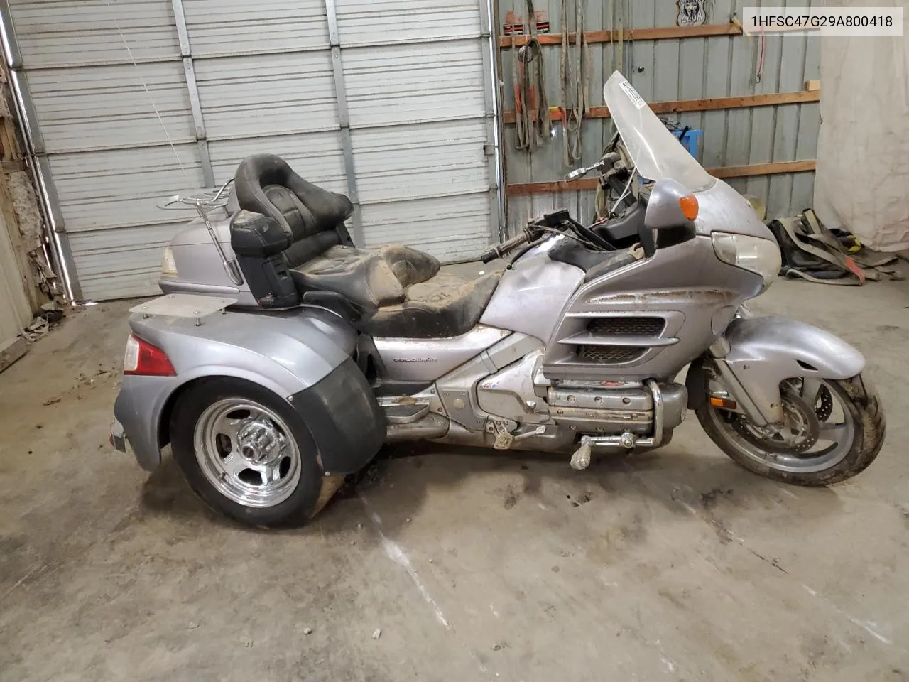 2009 Honda Gl1800 VIN: 1HFSC47G29A800418 Lot: 76300494