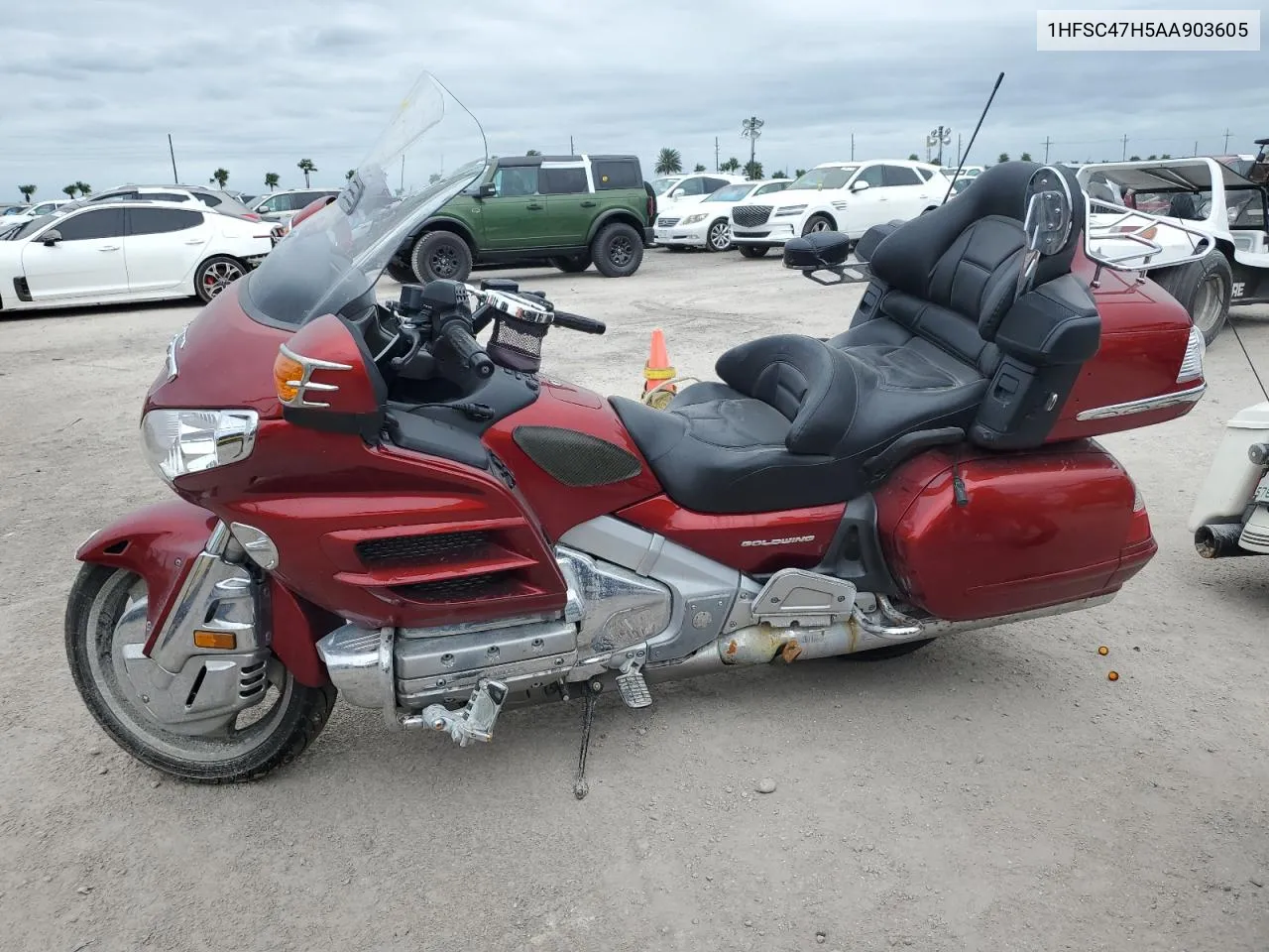 2010 Honda Gl1800 VIN: 1HFSC47H5AA903605 Lot: 76701294