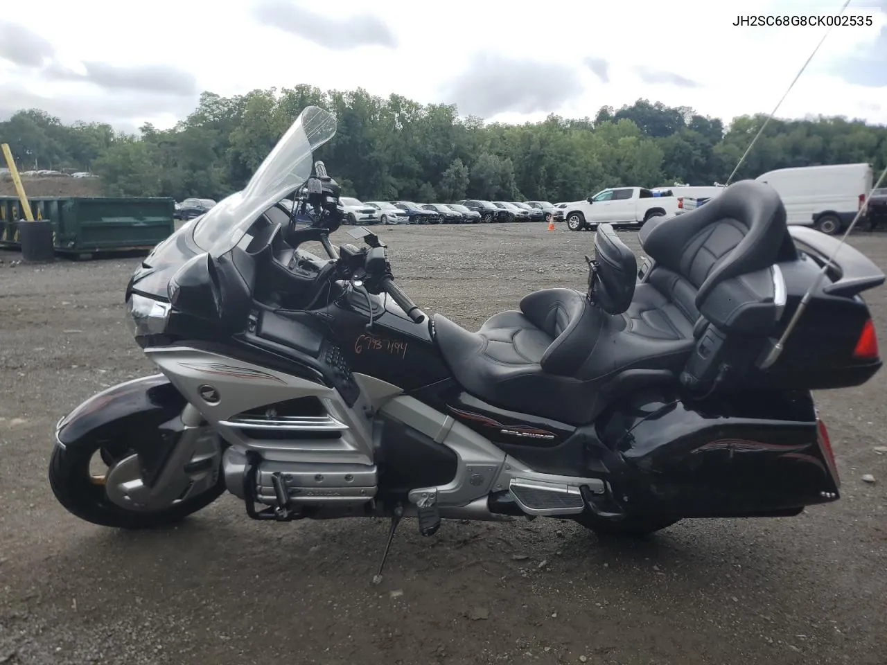 2012 Honda Gl1800 VIN: JH2SC68G8CK002535 Lot: 67937194