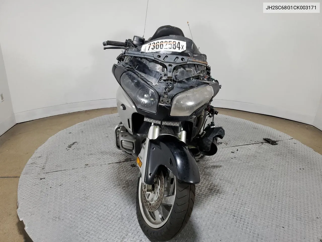 2012 Honda Gl1800 VIN: JH2SC68G1CK003171 Lot: 73662584