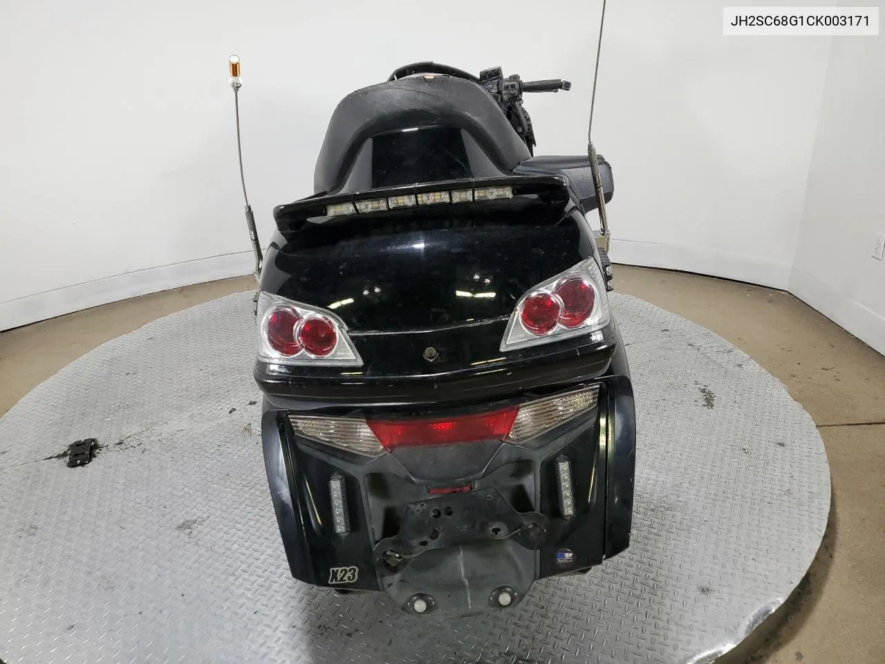 2012 Honda Gl1800 VIN: JH2SC68G1CK003171 Lot: 73662584