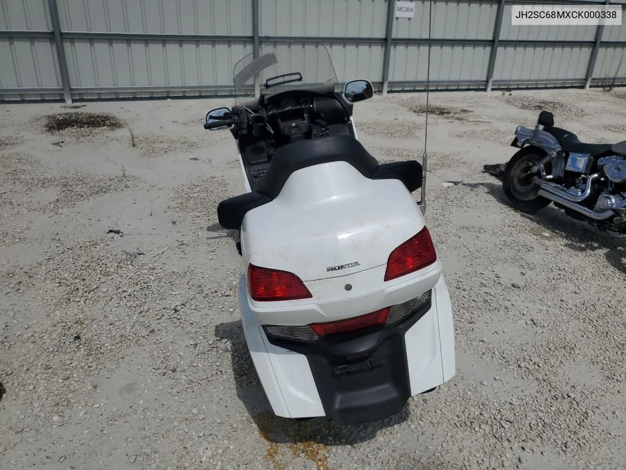 2012 Honda Gl1800 VIN: JH2SC68MXCK000338 Lot: 73868124