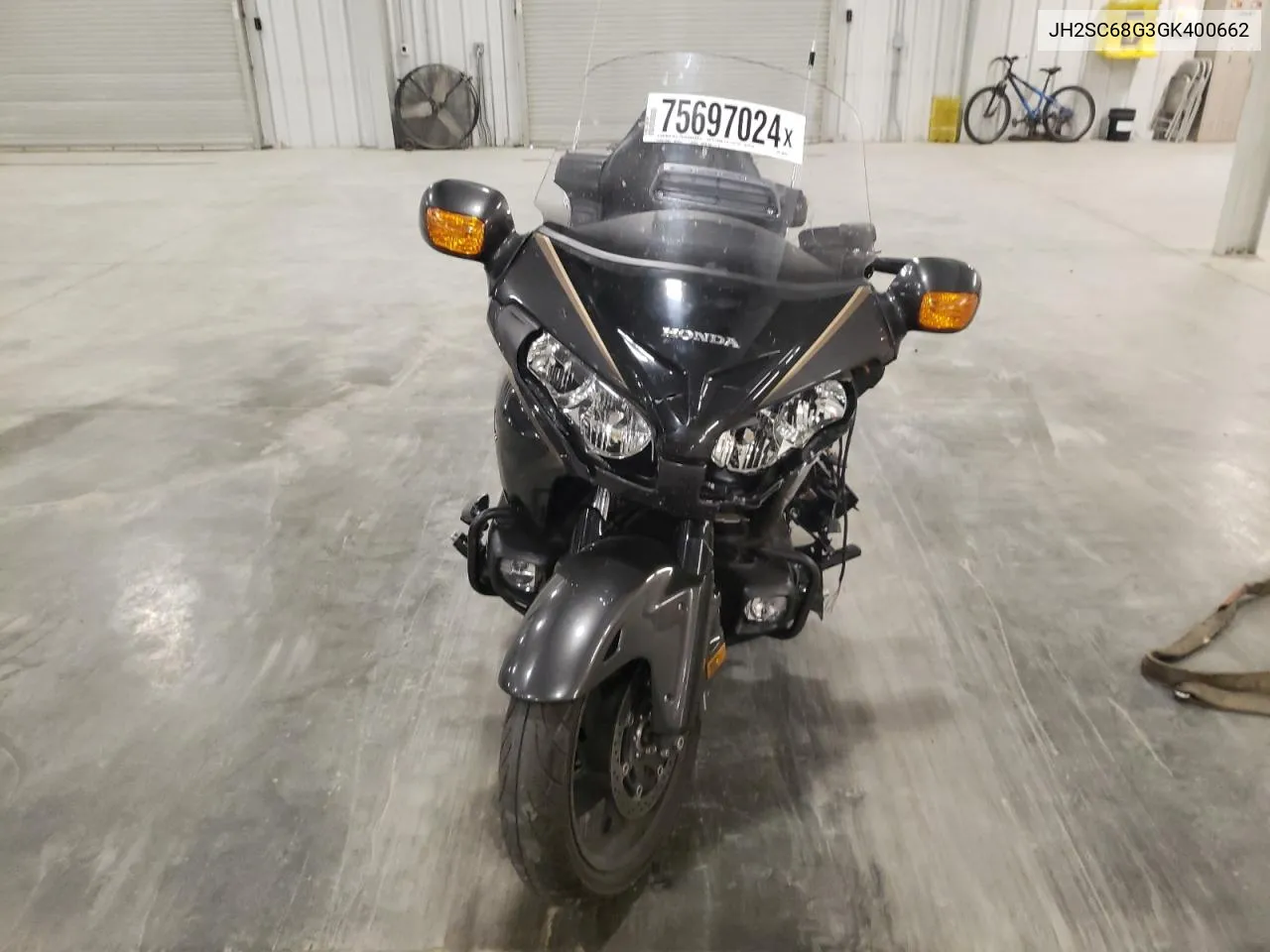 2016 Honda Gl1800 VIN: JH2SC68G3GK400662 Lot: 75697024