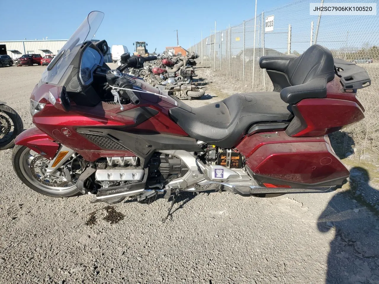 JH2SC7906KK100520 2019 Honda Gl1800