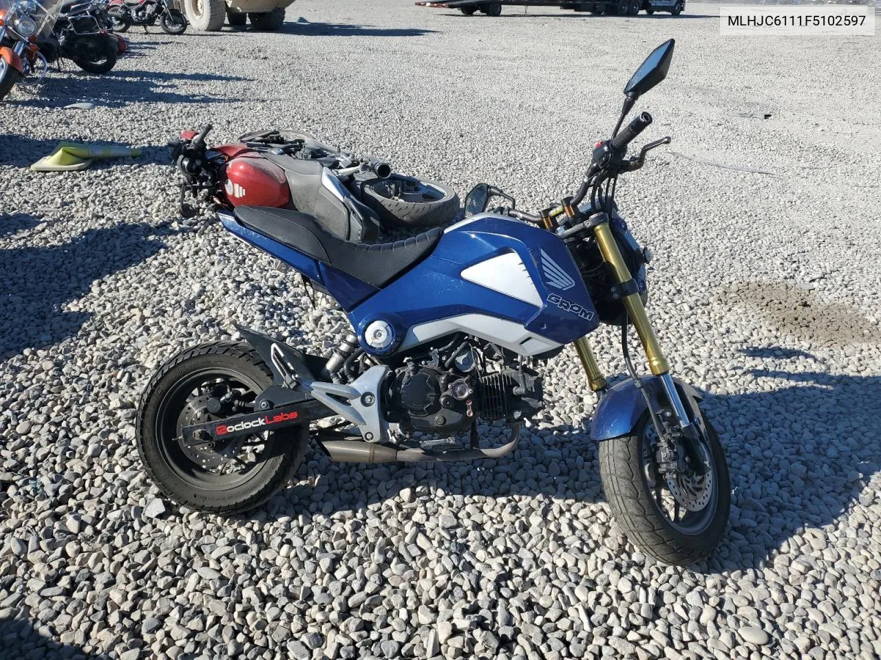 2015 Honda Grom 125 VIN: MLHJC6111F5102597 Lot: 69535154