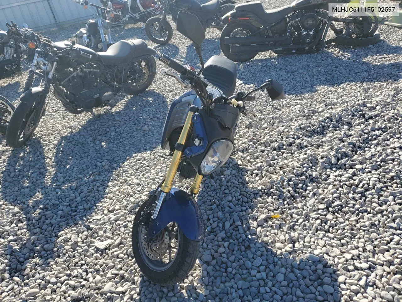 2015 Honda Grom 125 VIN: MLHJC6111F5102597 Lot: 69535154