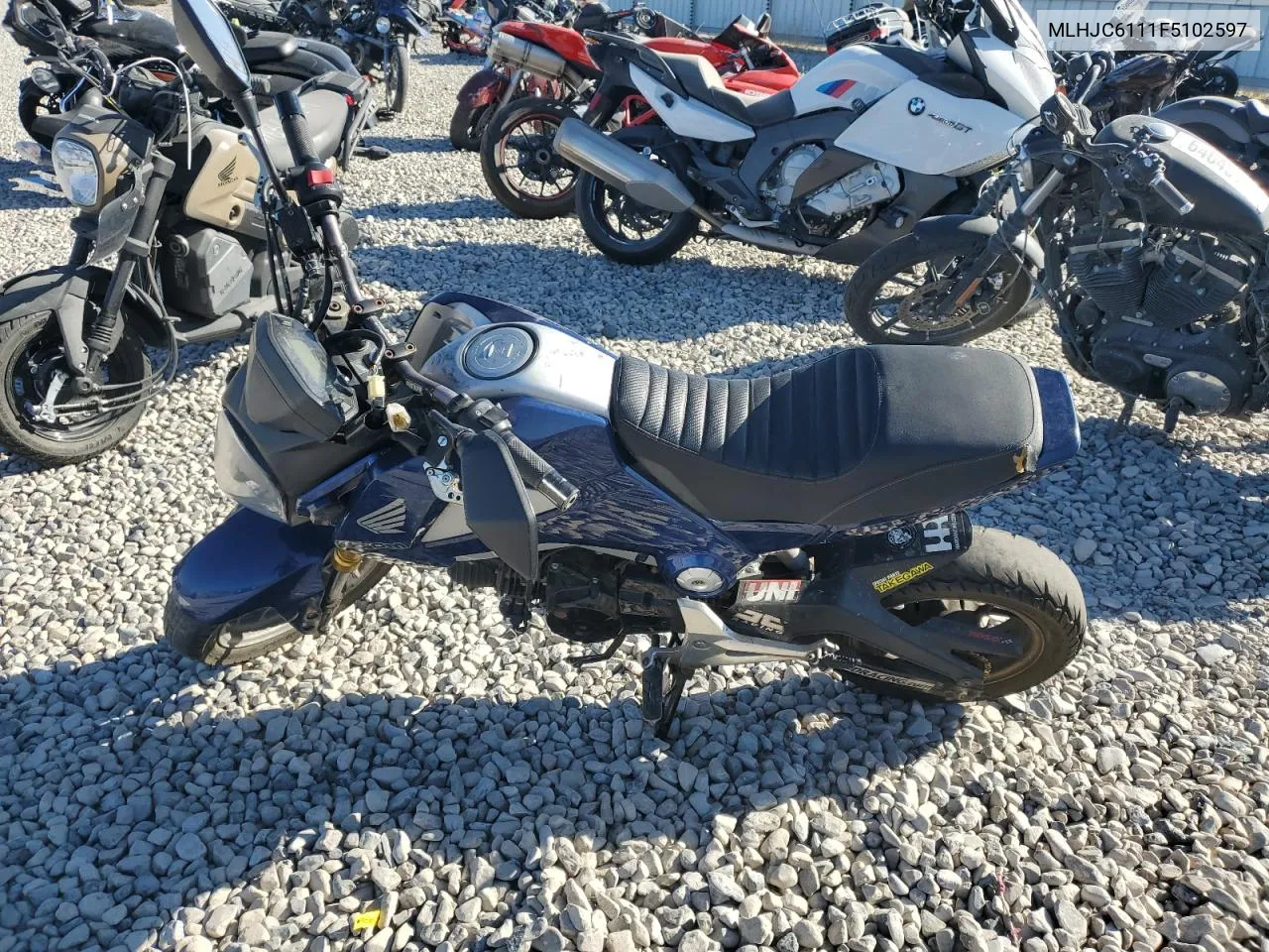 2015 Honda Grom 125 VIN: MLHJC6111F5102597 Lot: 69535154