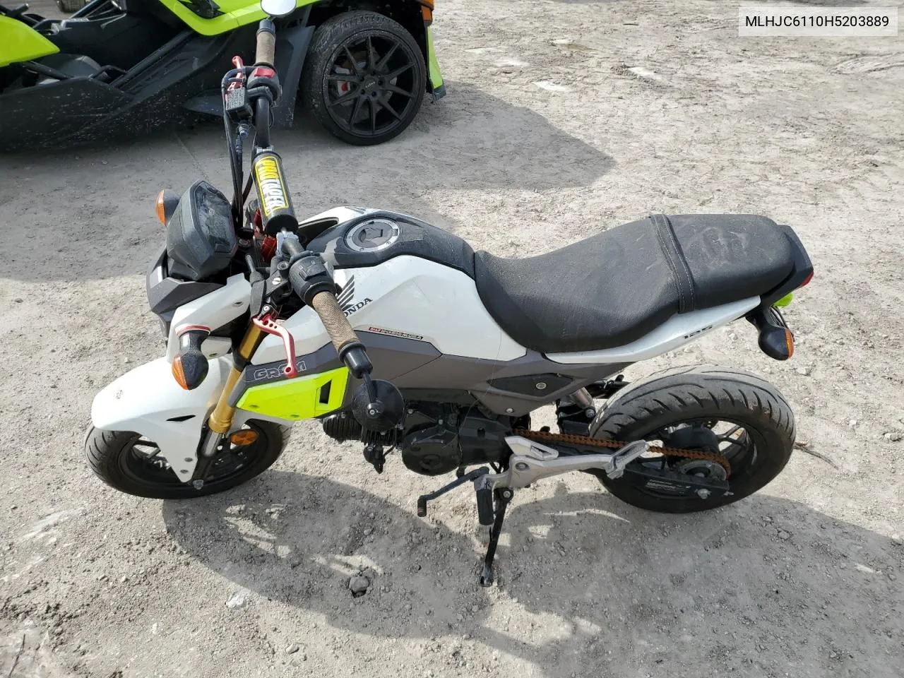 2017 Honda Grom 125 VIN: MLHJC6110H5203889 Lot: 75834784