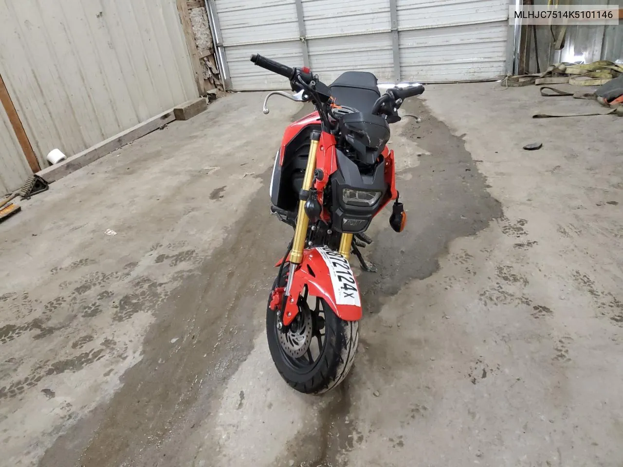 2019 Honda Grom 125 VIN: MLHJC7514K5101146 Lot: 66872124