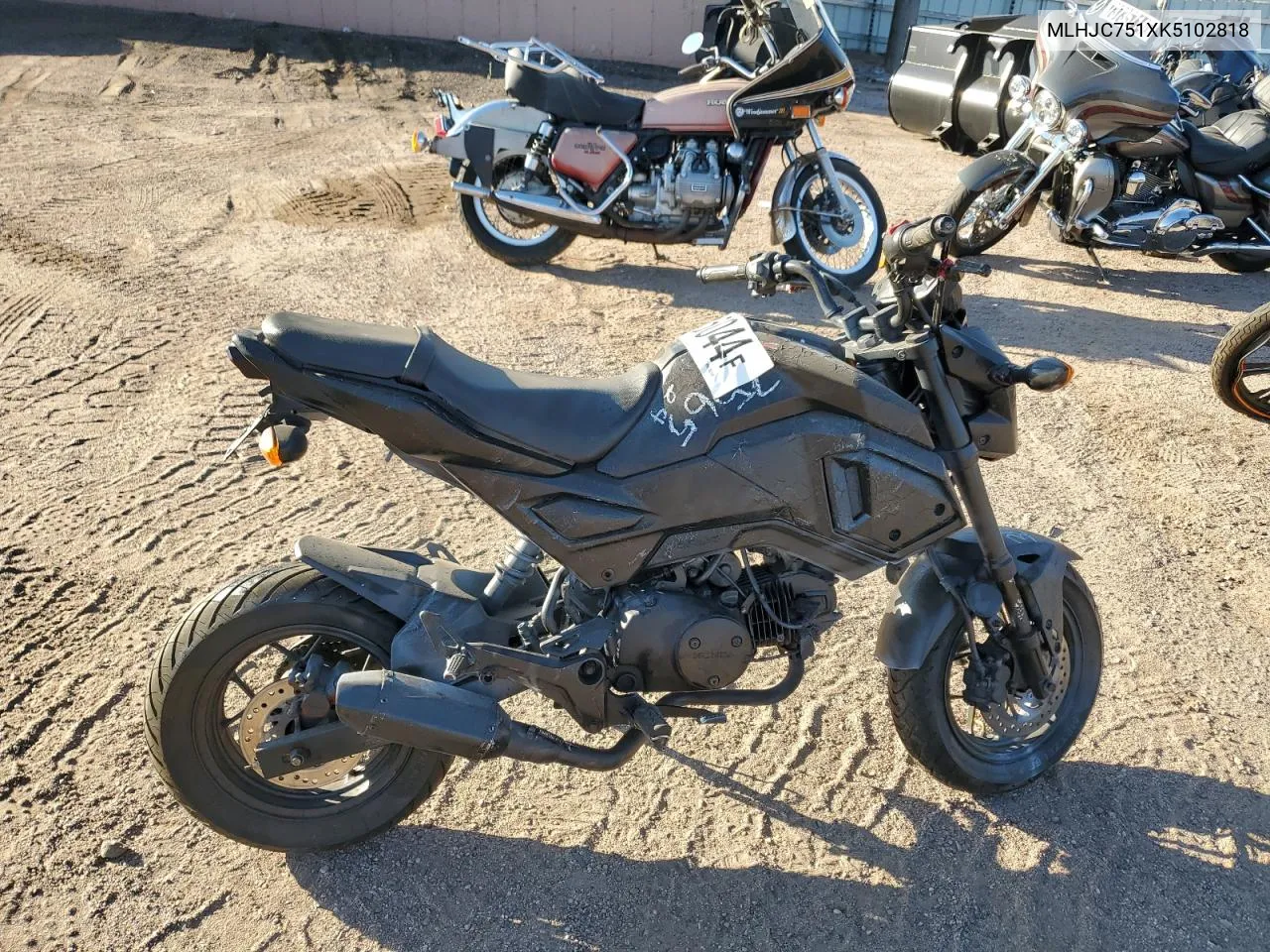 2019 Honda Grom 125 VIN: MLHJC751XK5102818 Lot: 75245044