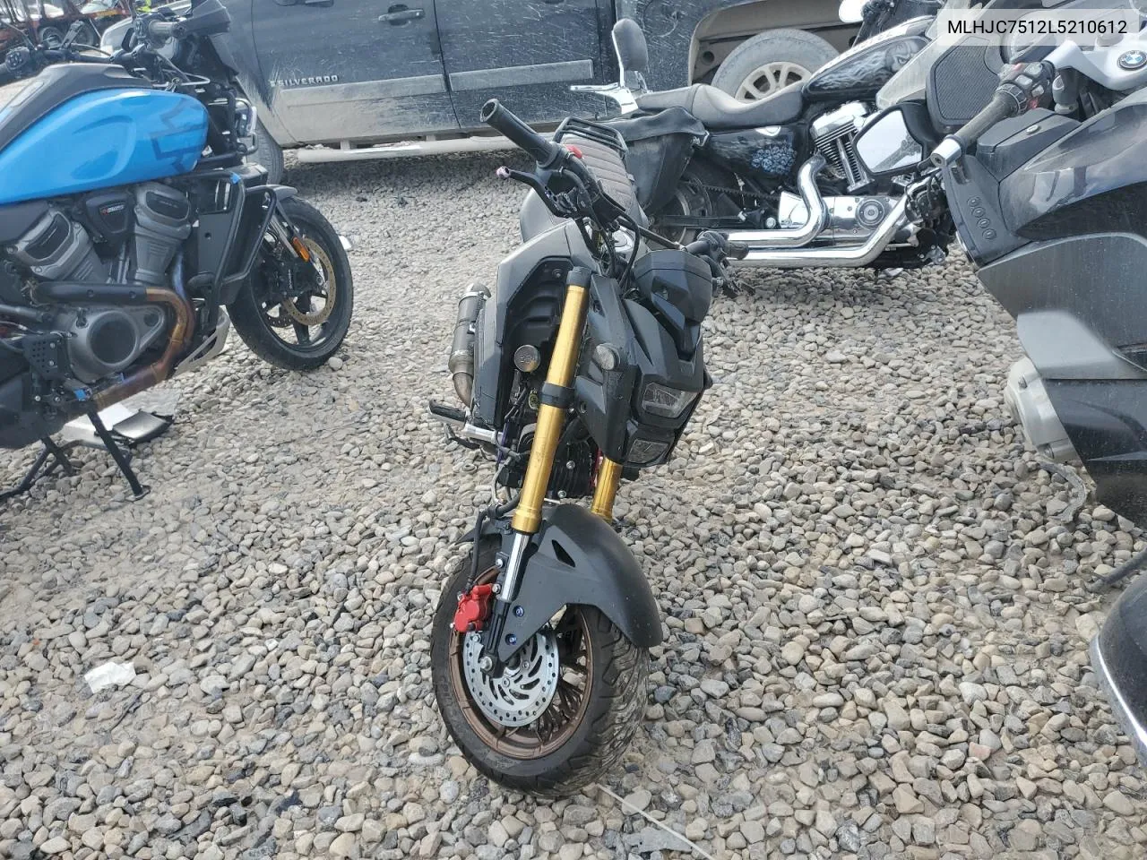 2020 Honda Grom 125 VIN: MLHJC7512L5210612 Lot: 76705964