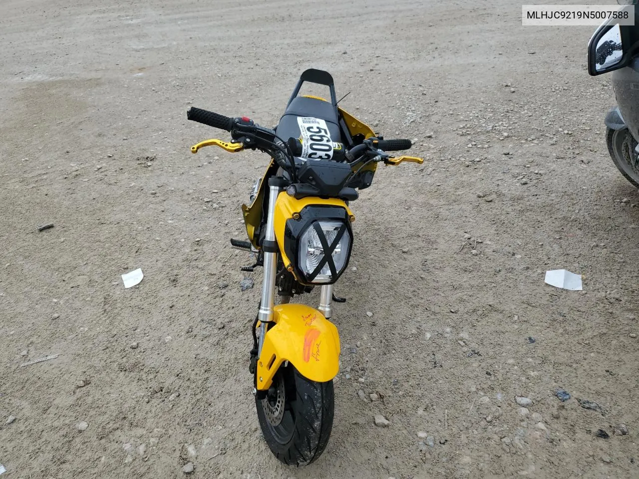 2022 Honda Grom 125 VIN: MLHJC9219N5007588 Lot: 56030264