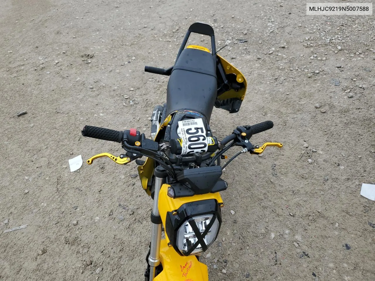 2022 Honda Grom 125 VIN: MLHJC9219N5007588 Lot: 56030264