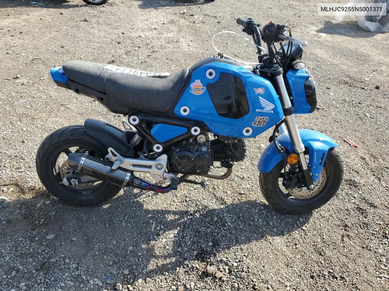 2022 Honda Grom A VIN: MLHJC9255N5001371 Lot: 77349774