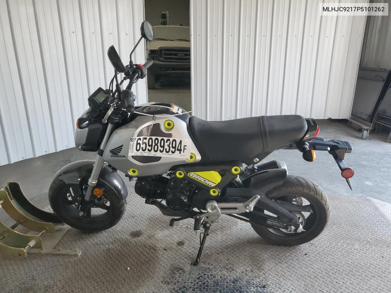 2023 Honda Grom 125 VIN: MLHJC9217P5101262 Lot: 65989394