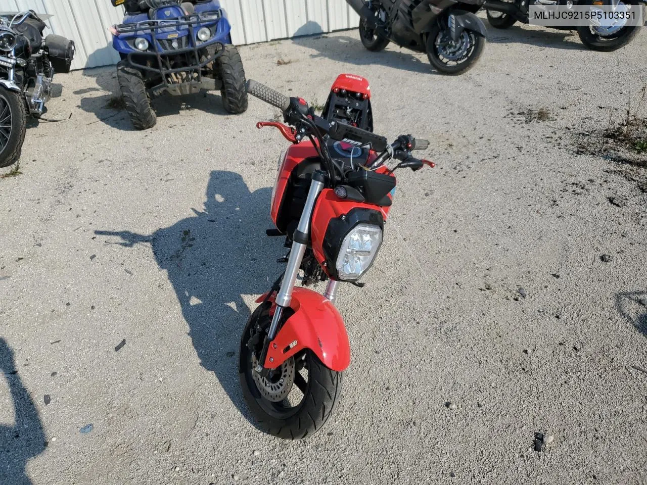 2023 Honda Grom 125 VIN: MLHJC9215P5103351 Lot: 71071134