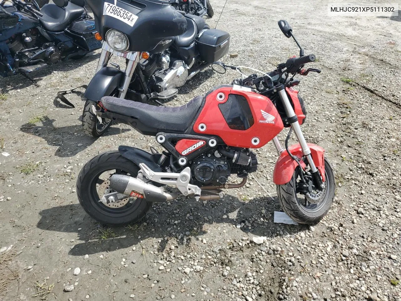 2023 Honda Grom 125 VIN: MLHJC921XP5111302 Lot: 72328144