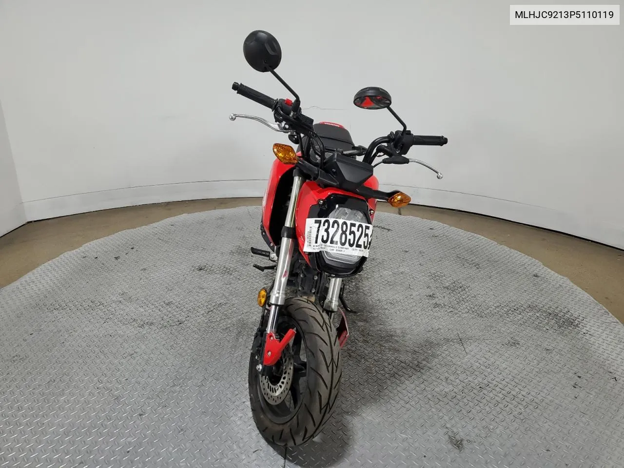 2023 Honda Grom 125 VIN: MLHJC9213P5110119 Lot: 73285254