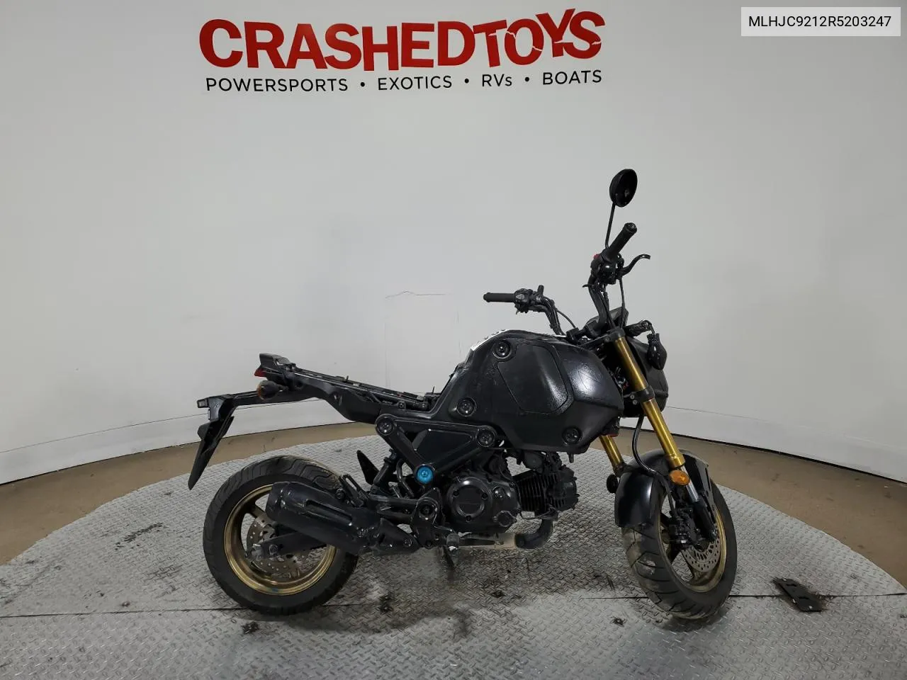 2024 Honda Grom 125 VIN: MLHJC9212R5203247 Lot: 68094404