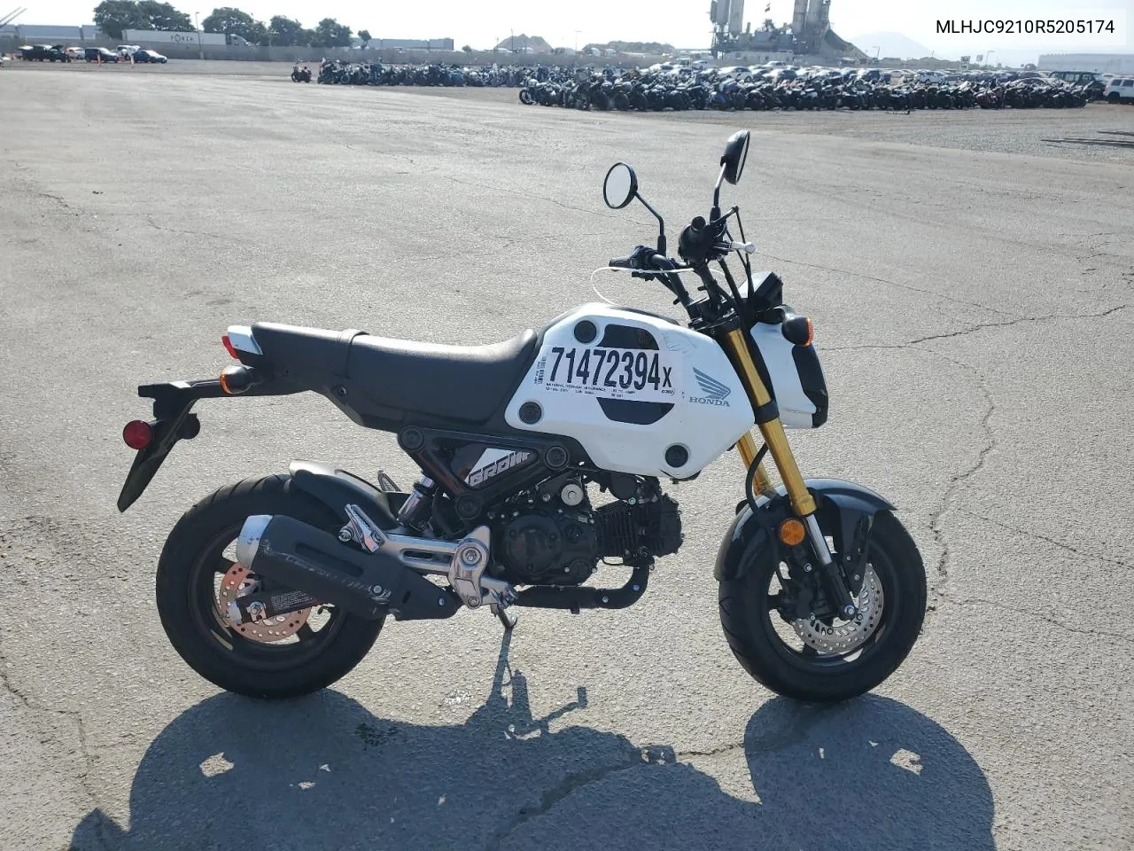 2024 Honda Grom 125 VIN: MLHJC9210R5205174 Lot: 71472394