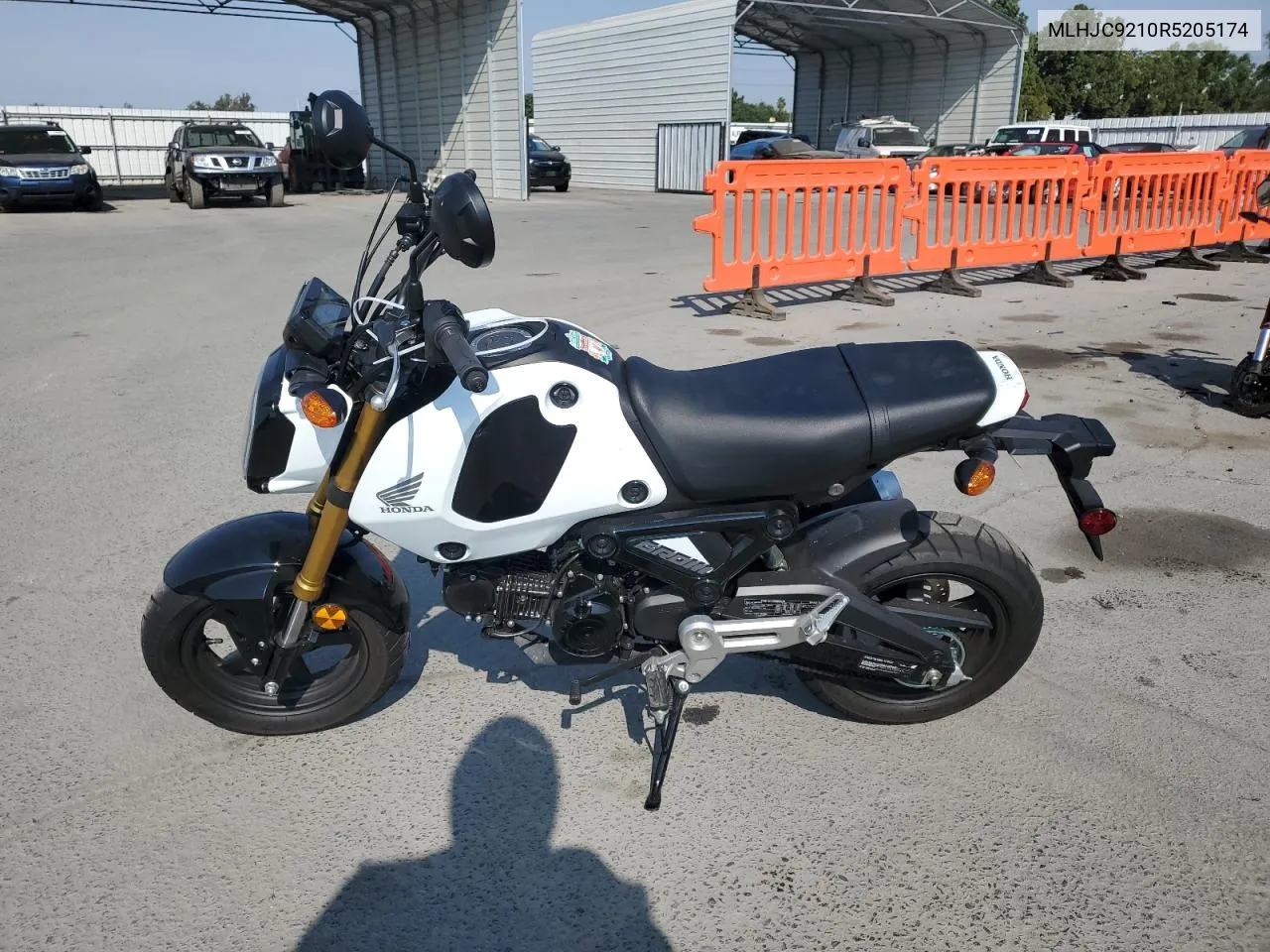 2024 Honda Grom 125 VIN: MLHJC9210R5205174 Lot: 71472394