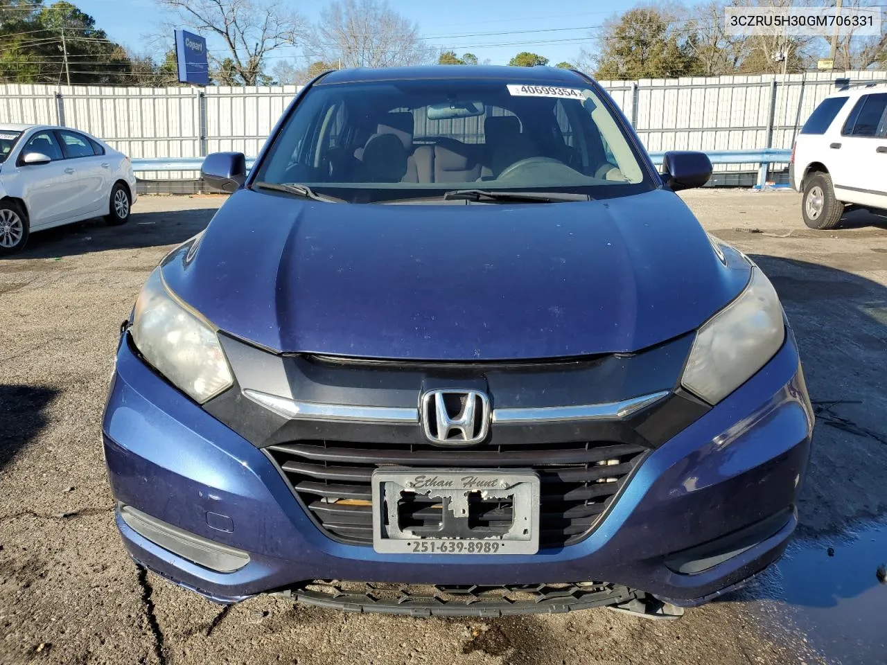 3CZRU5H30GM706331 2016 Honda Hr-V Lx