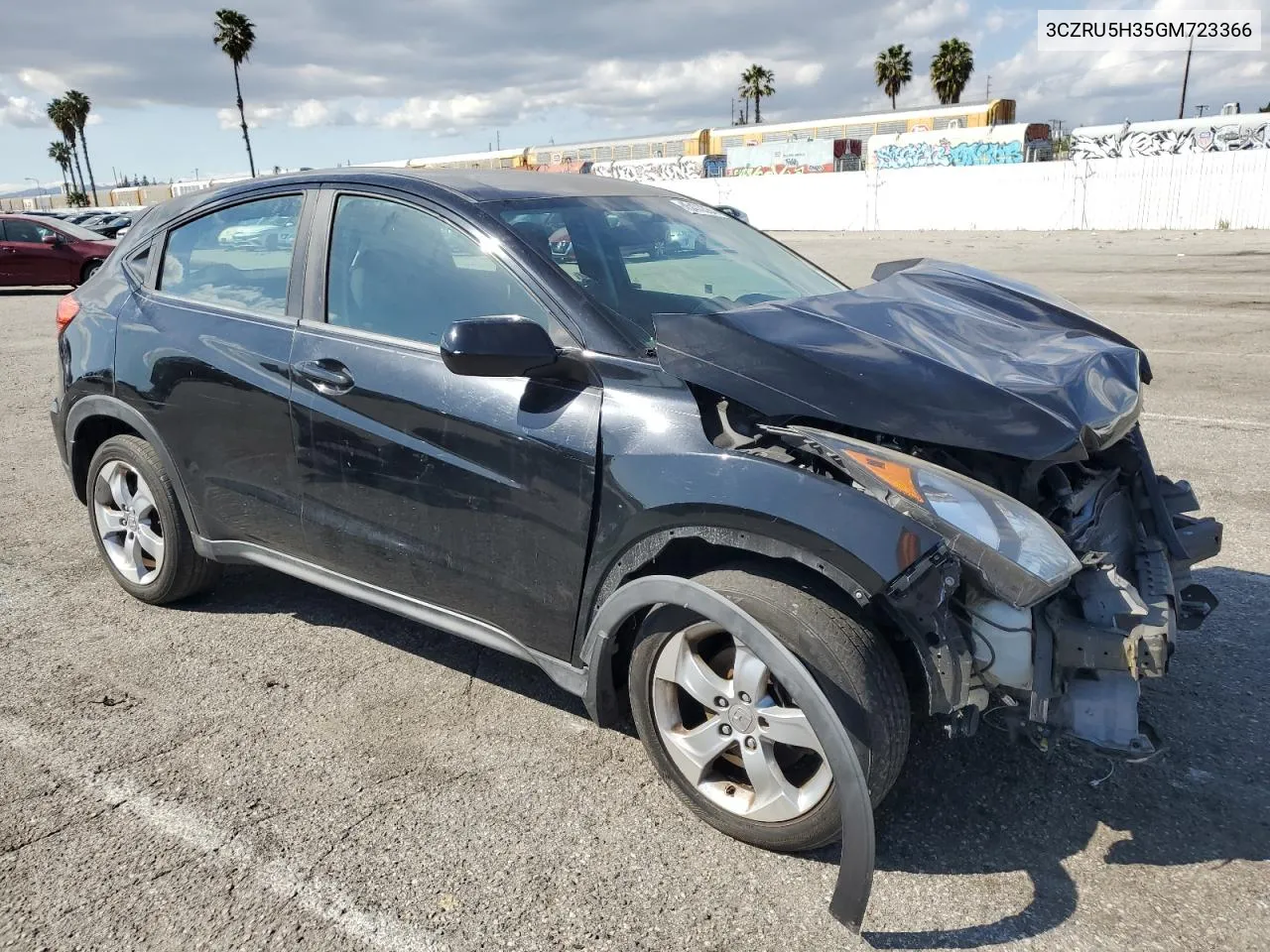 2016 Honda Hr-V Lx VIN: 3CZRU5H35GM723366 Lot: 45470384