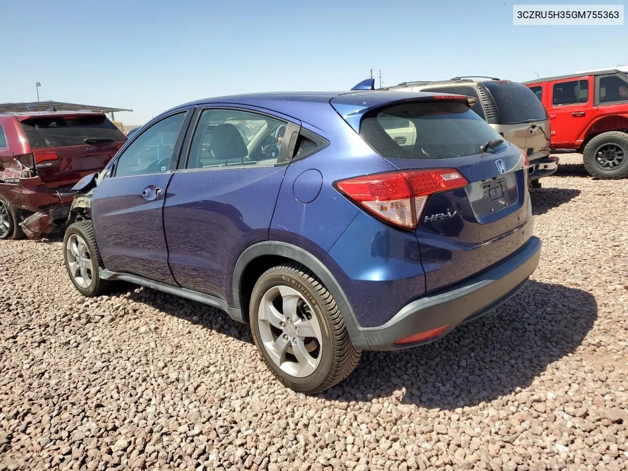 3CZRU5H35GM755363 2016 Honda Hr-V Lx