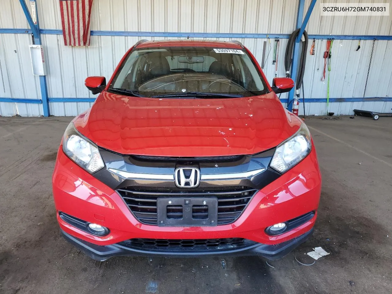 3CZRU6H72GM740831 2016 Honda Hr-V Exl