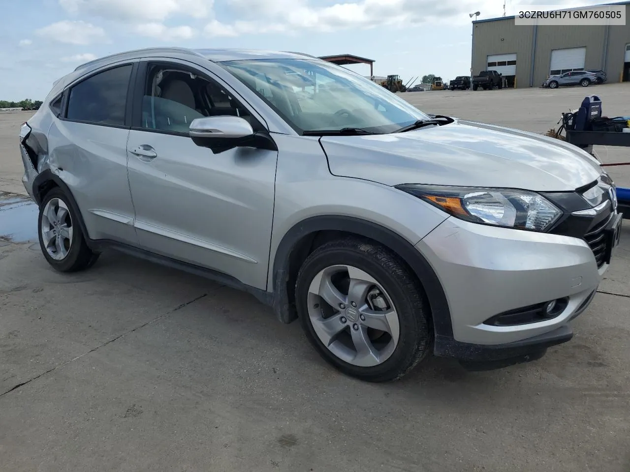 2016 Honda Hr-V Exl VIN: 3CZRU6H71GM760505 Lot: 56823624